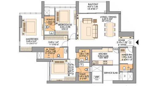 3.5 Bed Residence - Unit No. 2