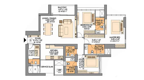 3.5 Bed Residence - Unit No. 5